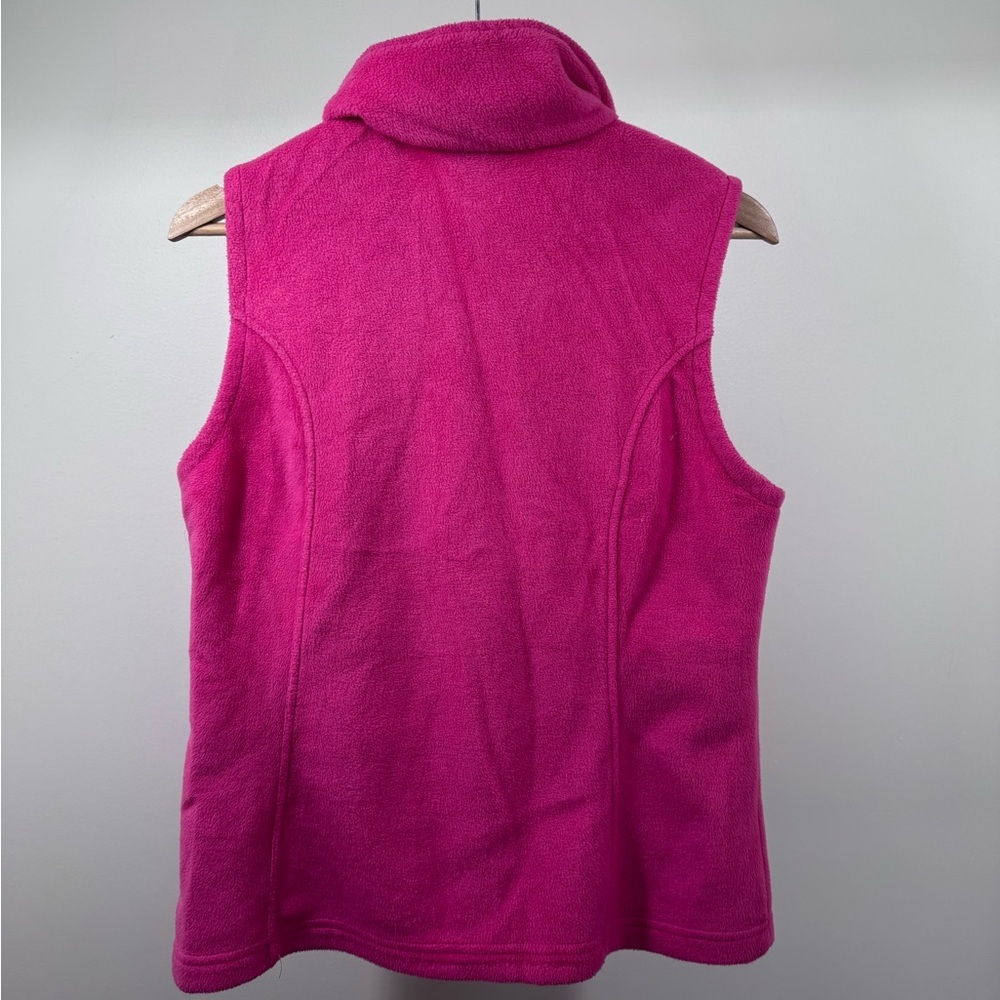 Columbia Women's Bright Pink Fleece Vest - Picture 5 of 5